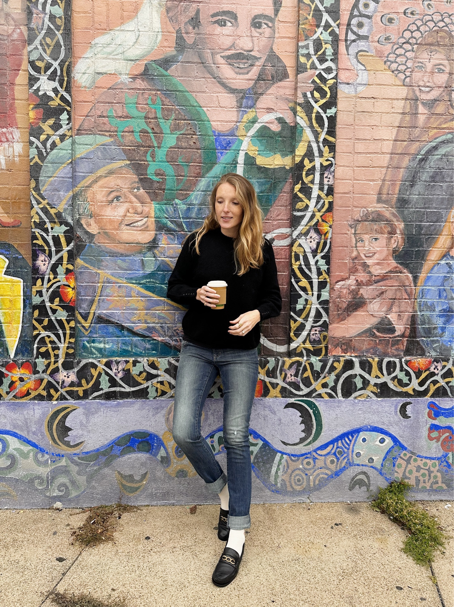 it’s not pumpkin spice 🍂 but loafers, sweater, and socks are @sezane and that’s basically the same goodness 🍁 

#LTKstyletip #LTKshoecrush #LTKbump