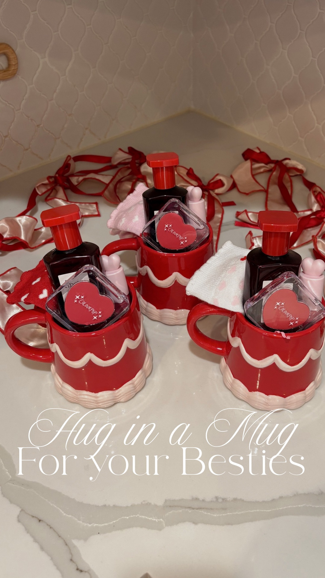 HUG IN A MUG FOR YOUR BESTIES!
These cake mugs from the bullseye section at target were a must have! I thought they would make the cutest bestie gifts or teacher gifts! I added them with a few things I think they would like and you have an easy gift idea!!
#valentinesday #giftsforher #bestiegifts #giftidea #diygift
#lovemug #muggift #girlyaesthetic #itgirl #valentinesgift #girlgift #target #targetfinds


#LTKOver40 #LTKFindsUnder50 #LTKFindsUnder100