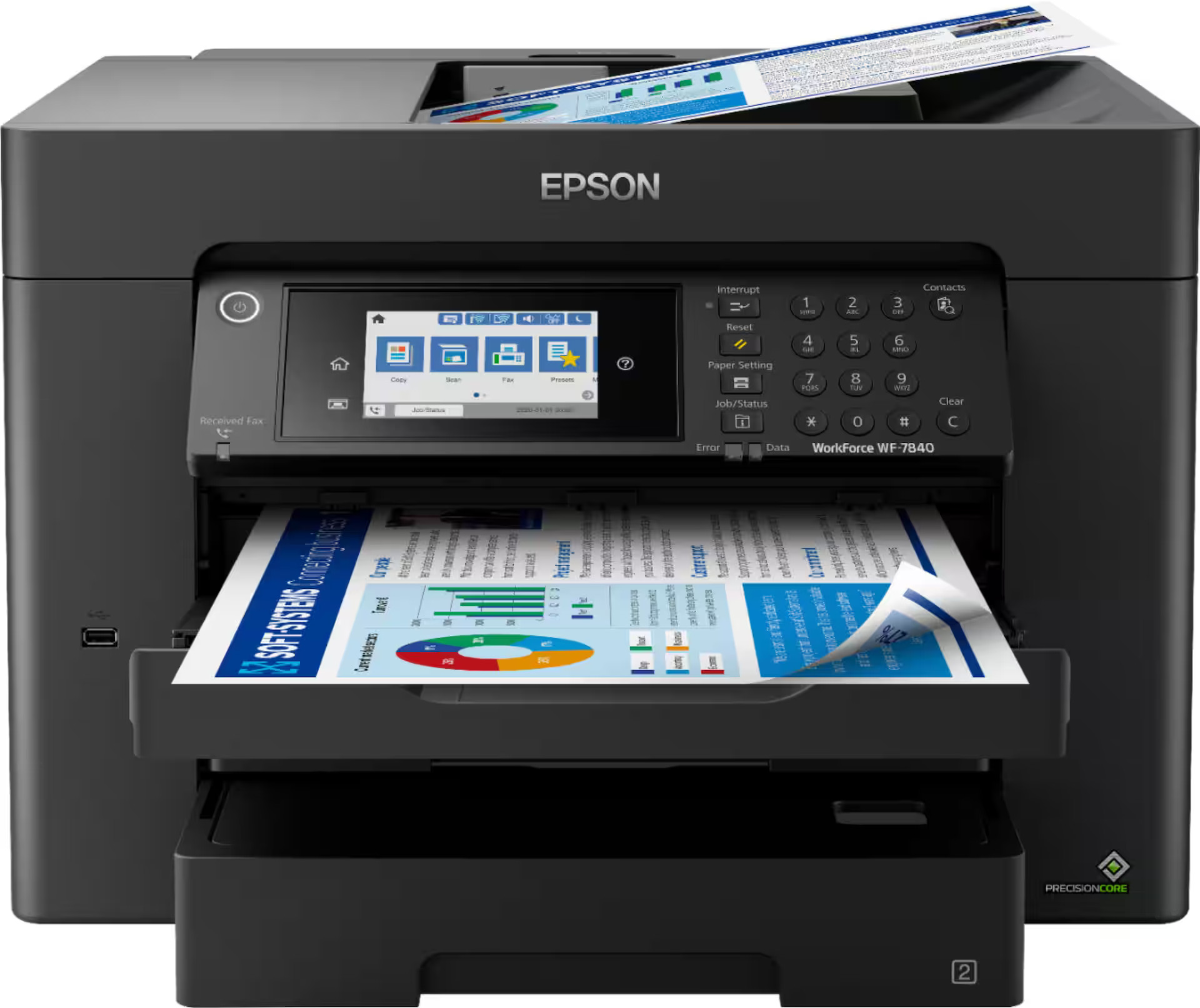 Epson WorkForce Pro WF-7840 Wireless Wide-format All-in-One Printer C11CH67201 - Best Buy | Best Buy U.S.