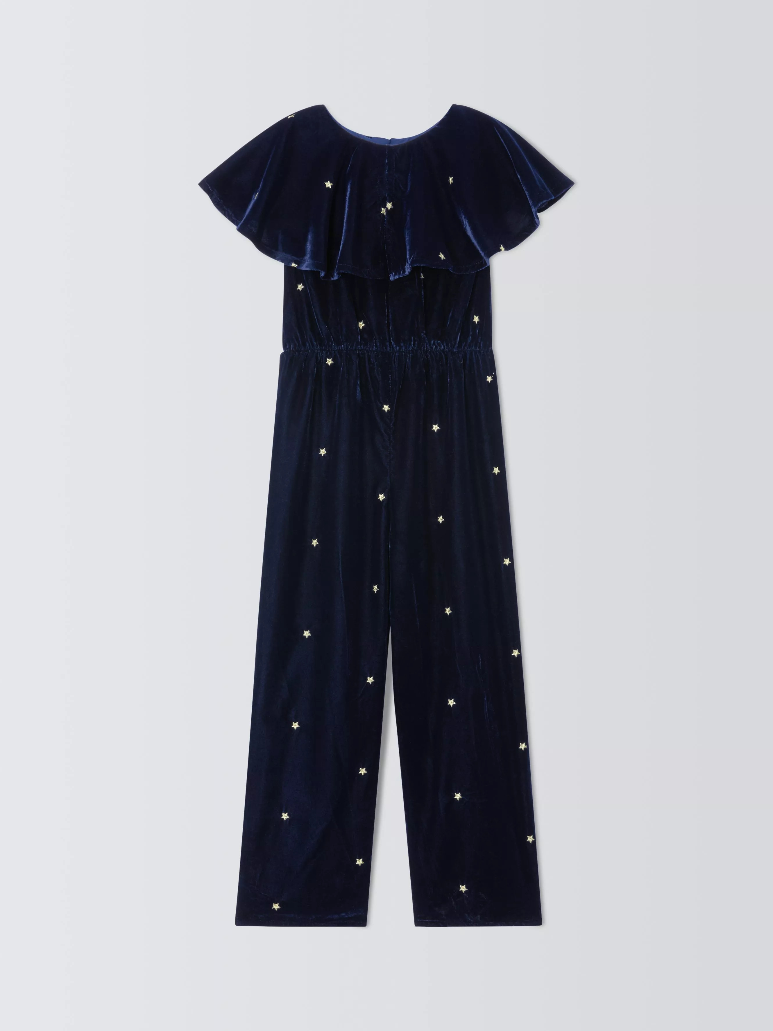 John Lewis Kids' Star Velvet Jumpsuit, Multi | John Lewis (UK)