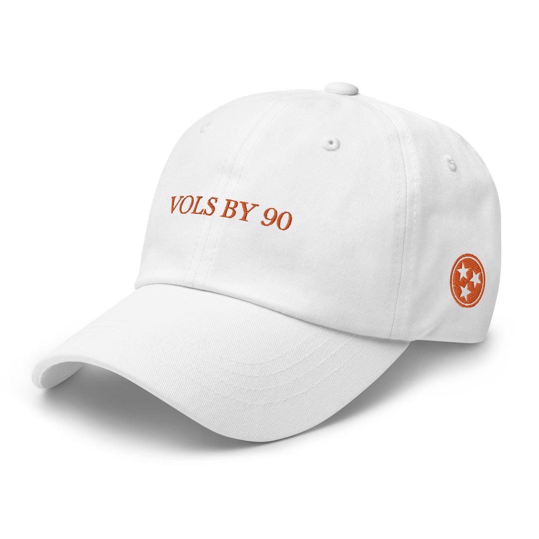VOLS BY 90 Dad Hat | Tennessee | Volunteers | Hat | SEC | College Football | Etsy (US)