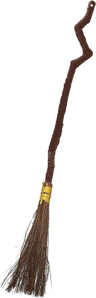 Witch Broomstick Costume Accessories - Realistic Wizard Flying Broom Stick Costumes Accessory for Ki | Amazon (US)