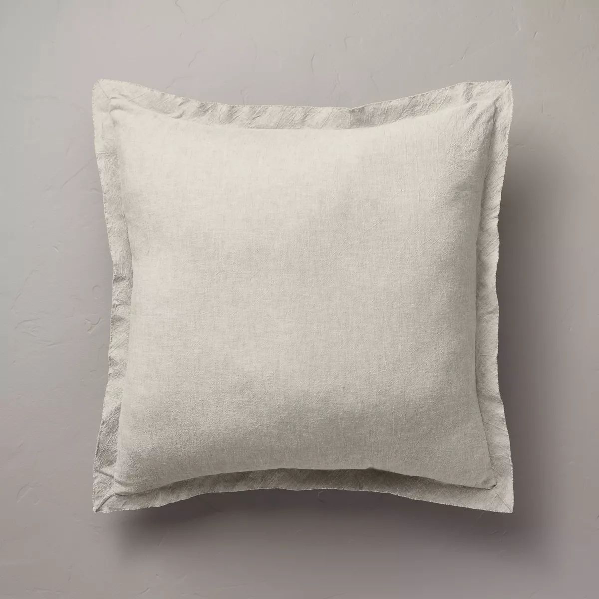 26"x26" Linen Blend Euro Bed Pillow - Hearth & Hand­™ with Magnolia | Target