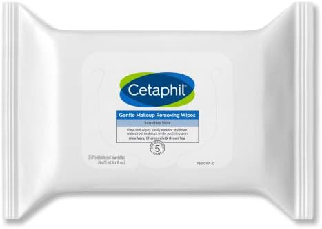 Cetaphil Gentle Makeup Removing Face Wipes, Daily Cleansing Facial Towelettes Gently Remove Makeu... | Amazon (US)