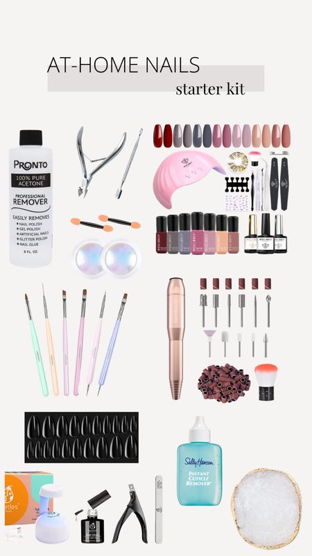 At-home nails starter kit! I use all these myself to have professional looking, trendy nails without the expensive salon cost and upkeep. 

#LTKunder50 #LTKbeauty