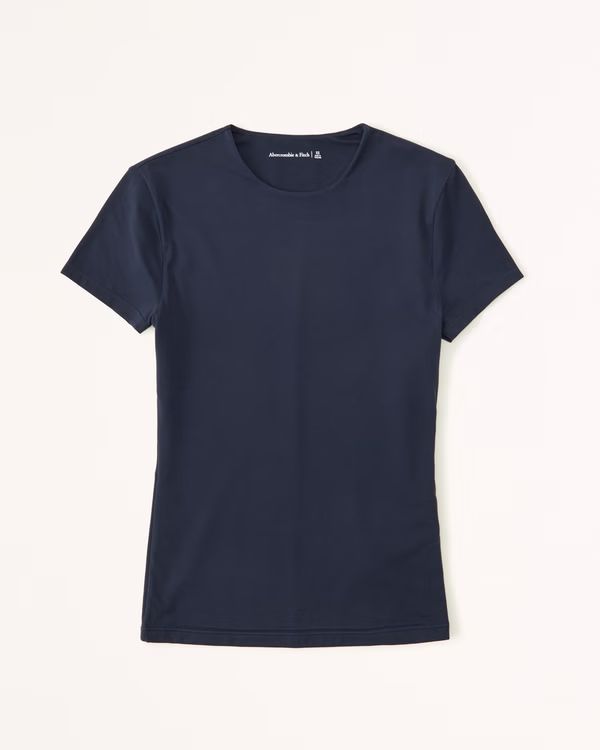 Soft Matte Seamless Tuckable Baby Tee | Abercrombie & Fitch (US)