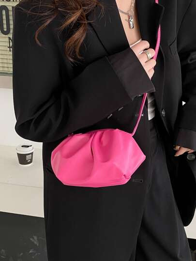 Saco de franzido minimalista Mini | SHEIN