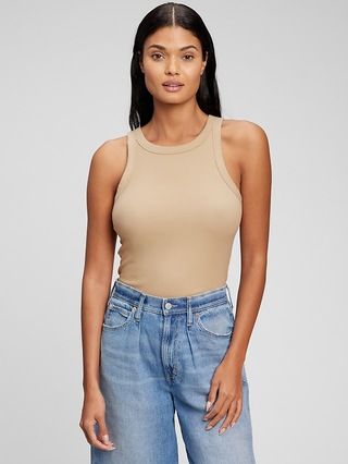 Rib Halter Tank Top | Gap (US)