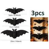 3Pack Halloween Outdoor Wicker Bat Decor Decorations,Halloween Decorations Black Woven Bats,Black... | Walmart (US)
