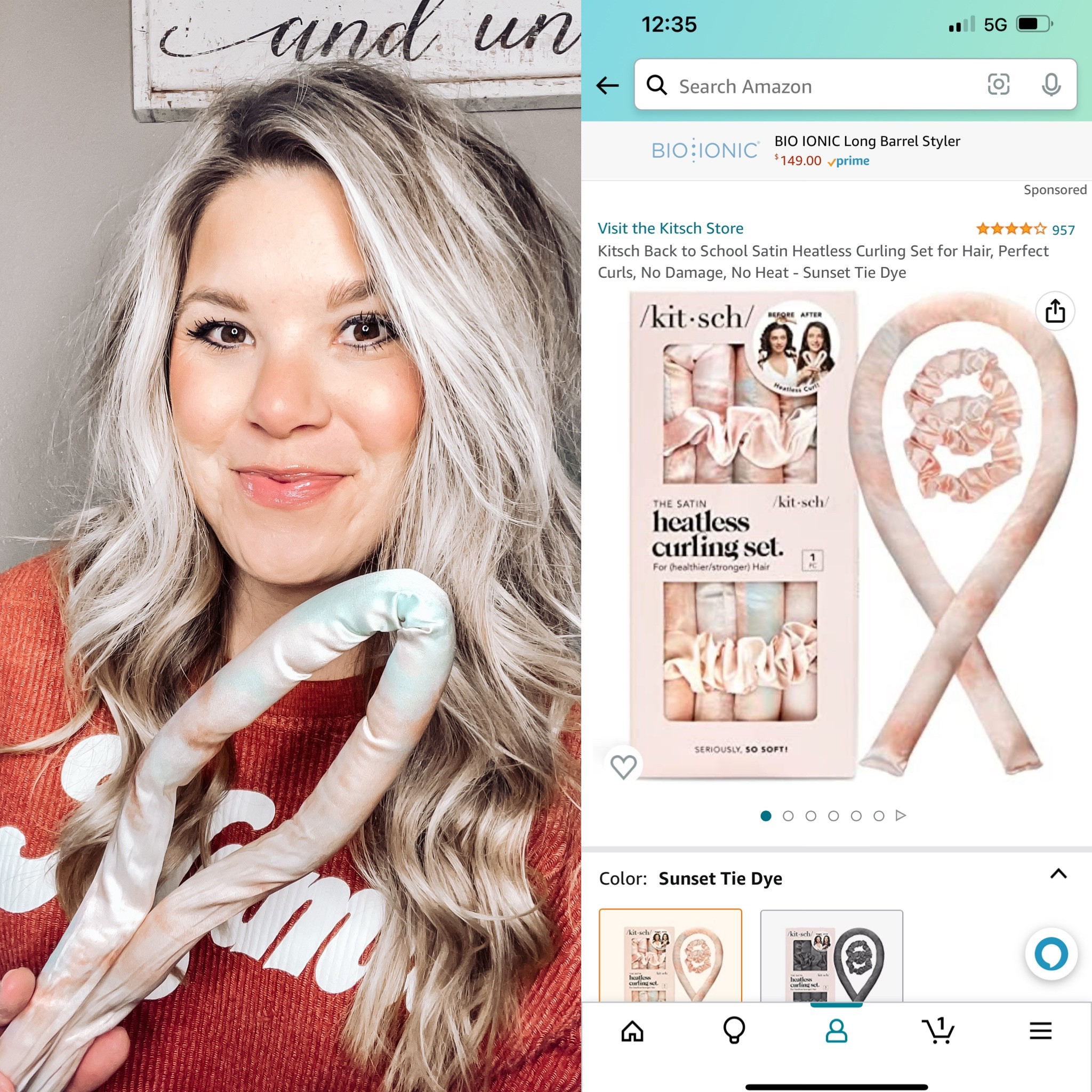 Ok, I tried the Tik Tok trend last night on my hair and I have to say, I am so impressed! 

All I did was take it out of the curling wrap and let it calm down a bit then I put some dry shampoo, texture spray and hairspray in it 🥰

It’s lasted all morning and I’m excited to how long it lasts throughout the day. So so easy and I’m excited to play around with it more. This is the exact one I have! 

#LTKstyletip #LTKbeauty #LTKunder50