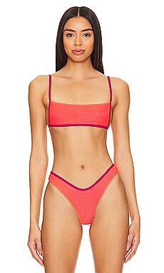lovewave The Kimi Top in Neon Orange & Pink from Revolve.com | Revolve Clothing (Global)
