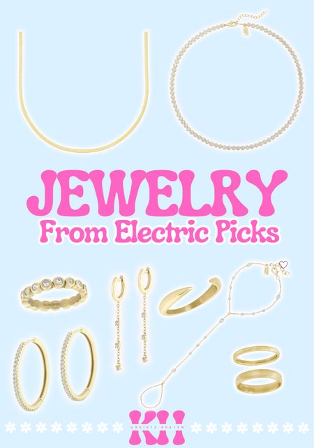 Loooving all the pieces from Electric picks!! 

earrings, necklaces, rings, women’s jewelry, gold jewelry, silver jewelry, bracelets, trending, trending jewelryy

#LTKitbag #LTKSeasonal #LTKstyletip