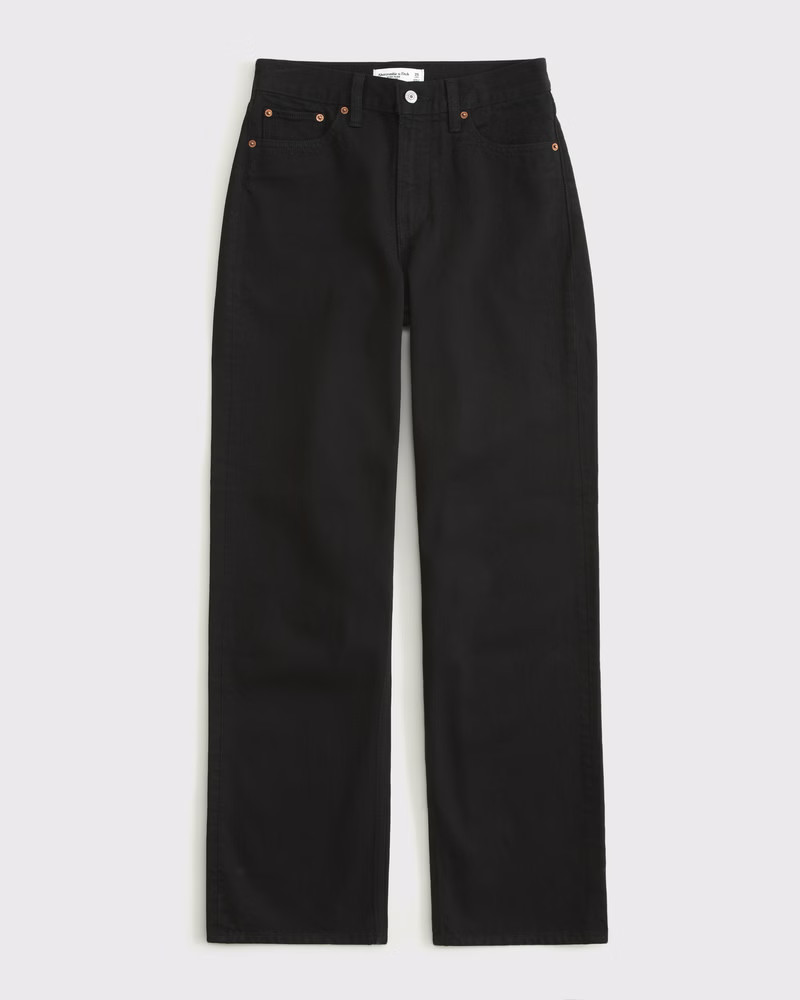 High Rise Loose Jean | Abercrombie & Fitch (US)