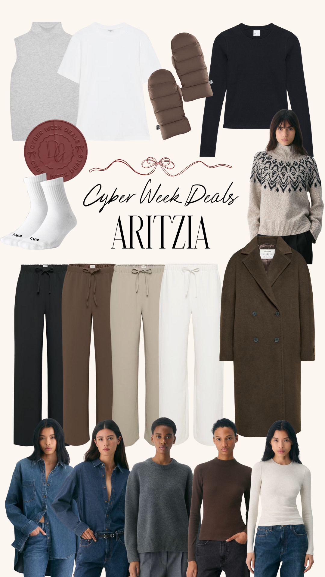 Aritzia Cyber Monday deals! | aritzia sale, aritzia gifts, aritzia gift guide, aritzia wilfred pant, aritzia lodge pant, aritzia cashmere, aritzia sweaters, aritzia coat, aritzia super puff 

 #LTKCyberWeek #LTKGiftGuide #LTKHoliday