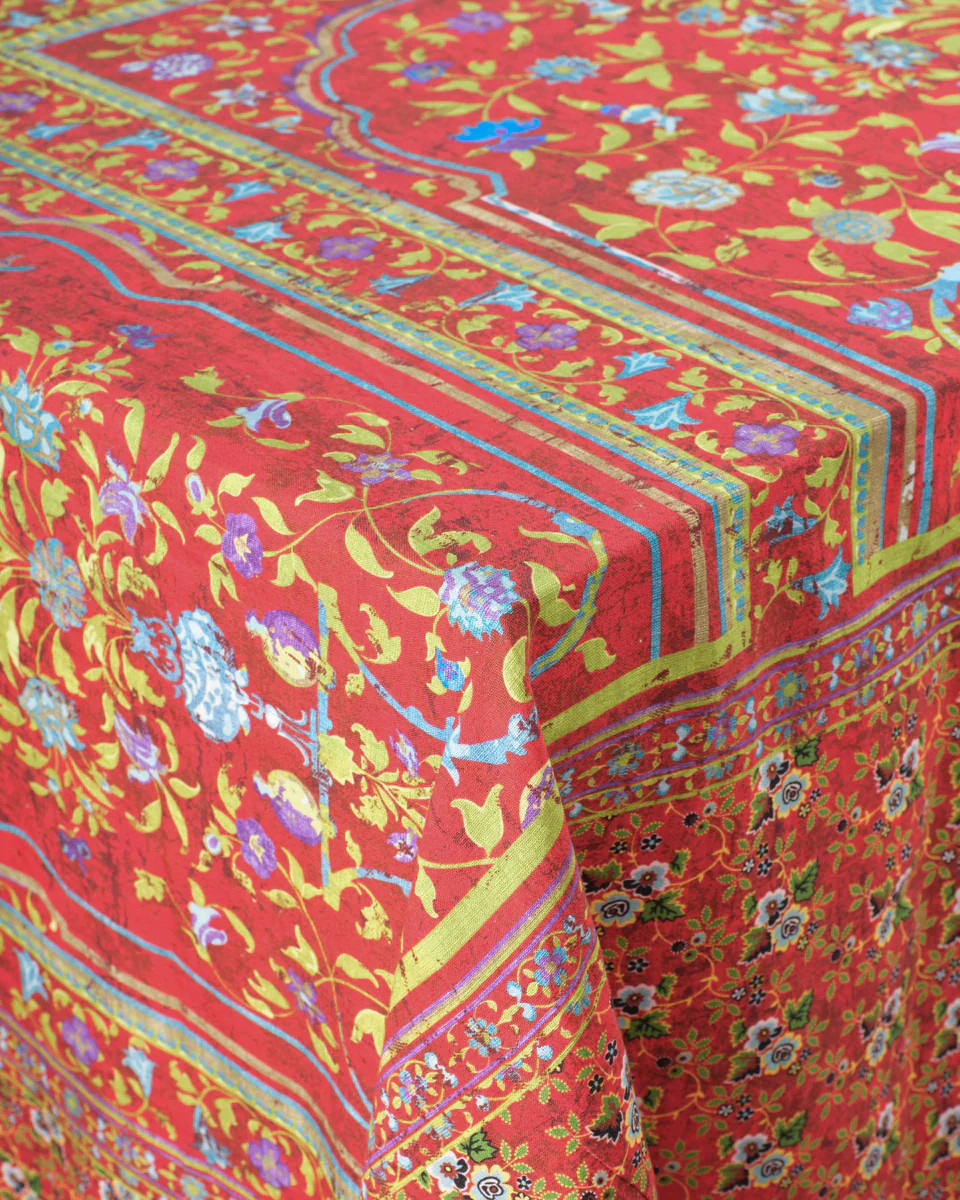 D'Ascoli Rubino Tablecloth | Cabana Magazine