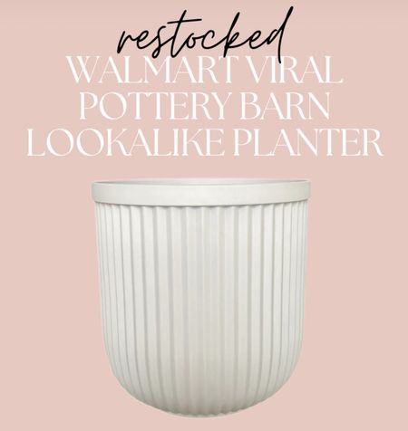 Restocked! Viral pottery barn lookalike planters 

#LTKSeasonal #LTKFindsUnder50 #LTKHome