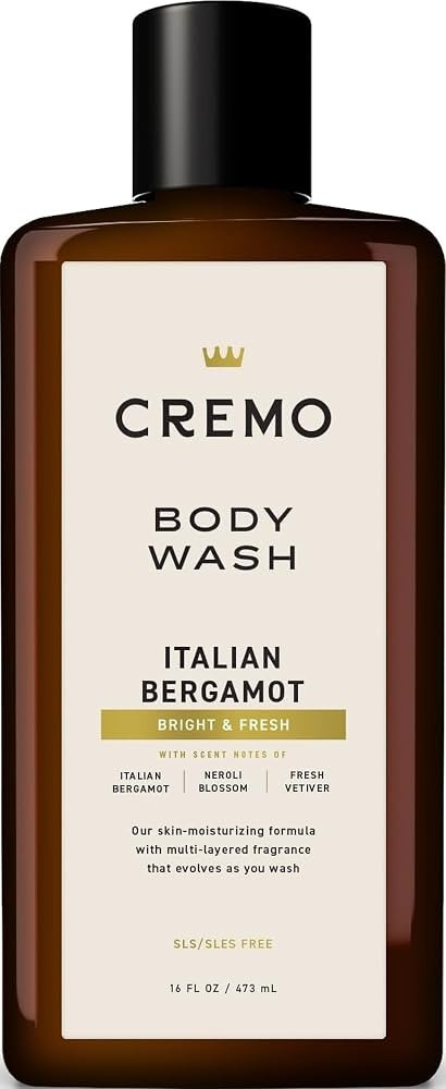 Cremo Body Wash for Men, Rich-Lathering Italian Bergamot, 16 Fl Oz | Amazon (US)