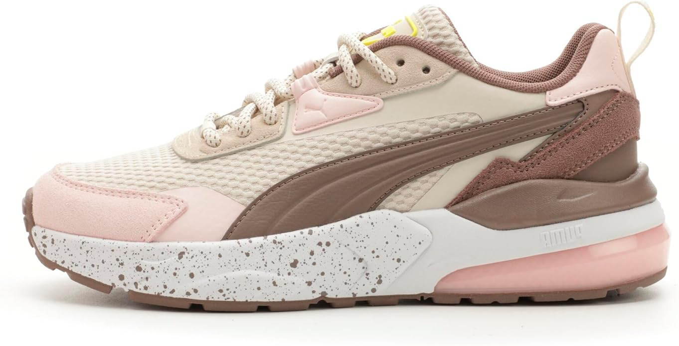 PUMA Women's VIS2K Sneaker, Alpine Snow-Dark Clove-Frosty Pink, 8.5 | Amazon (US)