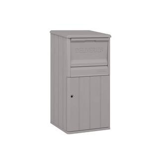 33.5 gal. Delivery Plastic Deck Box | The Home Depot