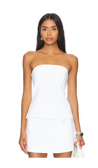 The Tori Tube Top in Optic White | Revolve Clothing (Global)