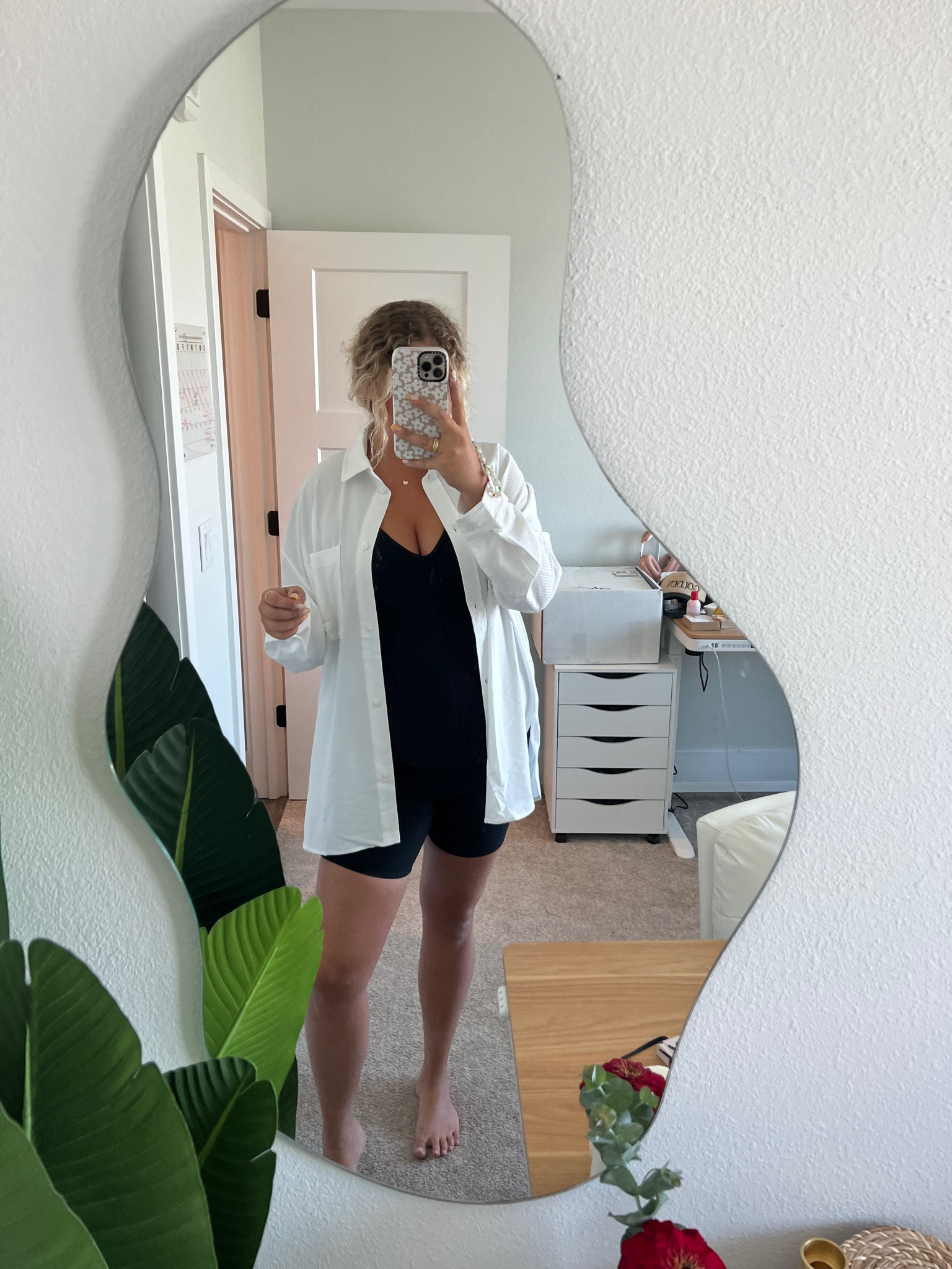 Such a great casual, comfy, athliesure outfit! Romper and oversized button up are from Alo Yoga and are such great staple pieces. I’ve added some different options at different price points if you need too!  

#LTKcurves #LTKstyletip #LTKmidsize