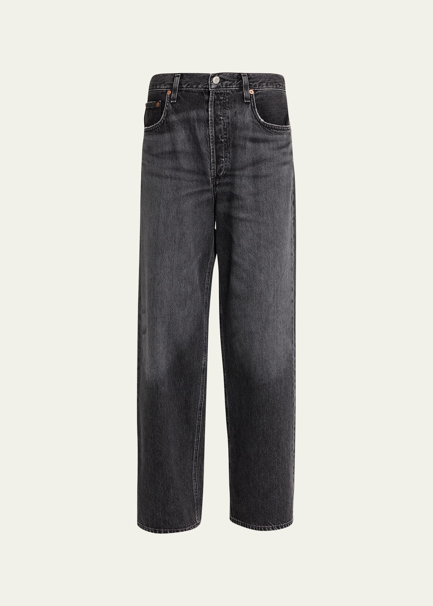 AGOLDE Low-Slung Wide-Leg Baggy Jeans | Bergdorf Goodman