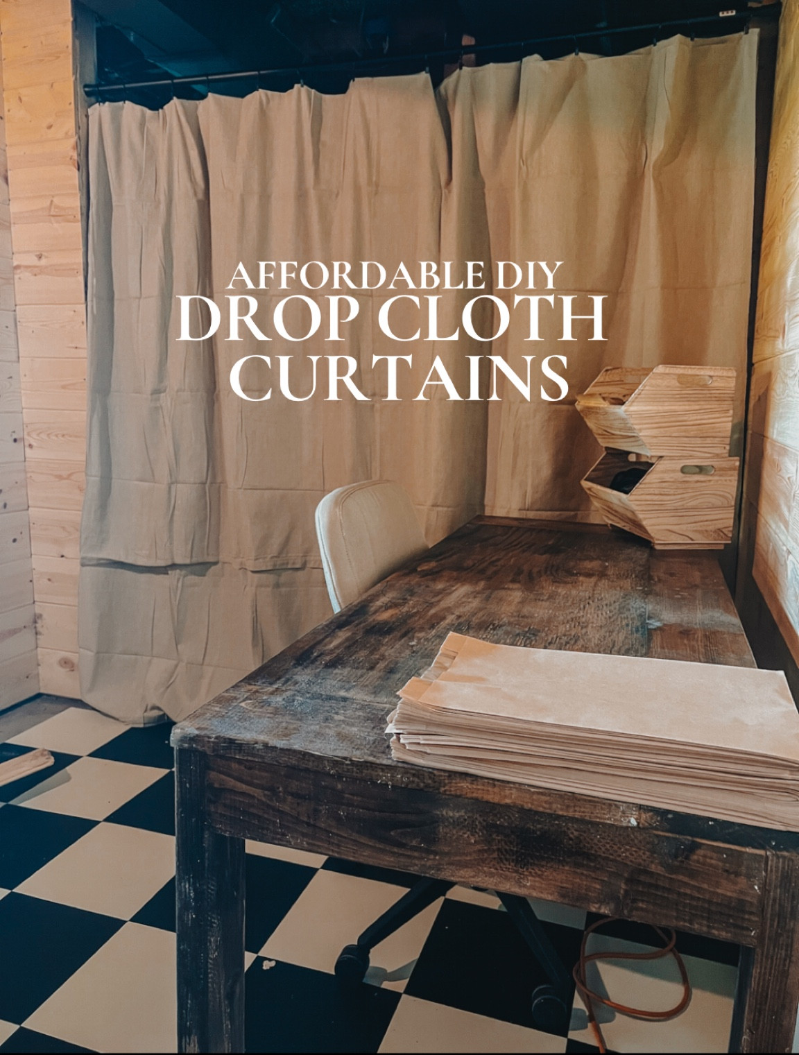 DIY drop cloth curtains 

#LTKHome #LTKFindsUnder50 #LTKSaleAlert