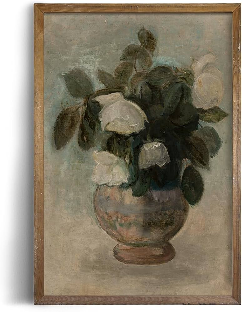 Rustic Farmhouse Wall Art Decor - 24x36 Large Unframed Rolled Canvas - Boho Landscape Picture - F... | Amazon (US)