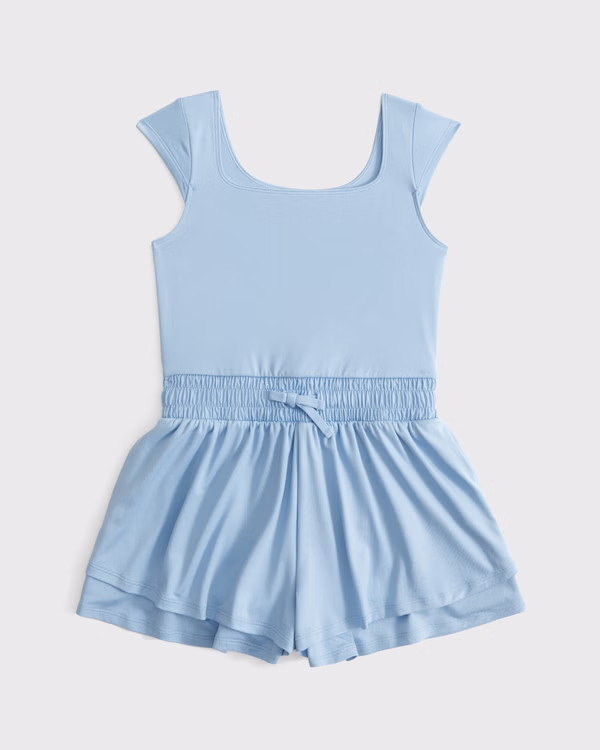 girls ypb flutter sleeve romper | girls clearance | Abercrombie.com | Abercrombie & Fitch (US)