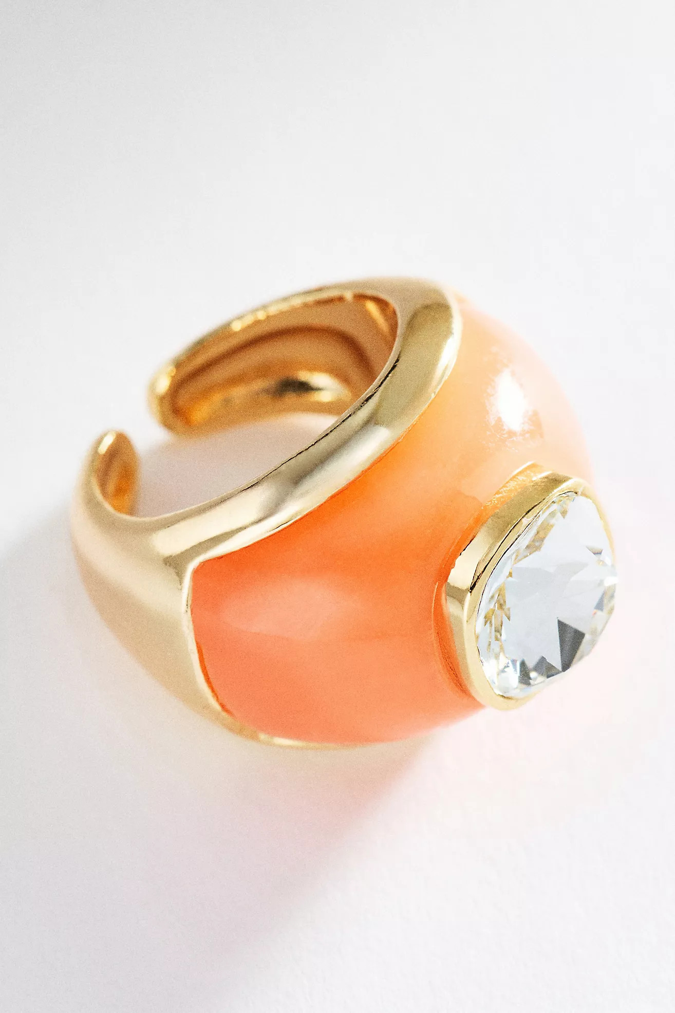 Crystal Resin Cocktail Ring | Anthropologie (US)