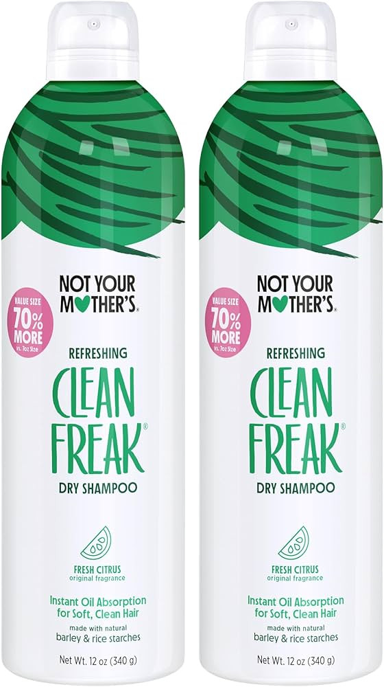 Not Your Mother's Value Pack Clean Freak Refreshing Jumbo Dry Shampoo (2-Pack) - 12 oz Each - 70%... | Amazon (US)