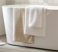 Classic Ribbed Organic Towel | Pottery Barn (US)