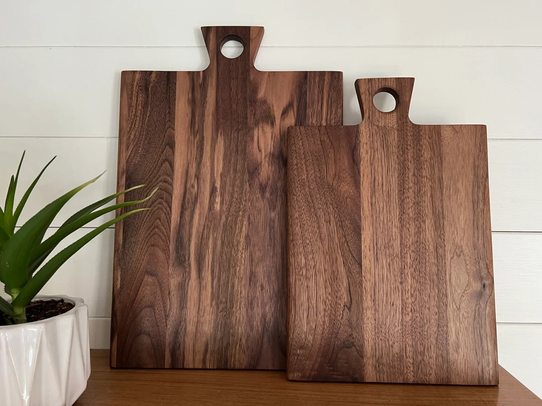 Farmhouse Cutting Boards with Handle, Minimalist Accessories, Cottage Core Decor, Sustainable Hom... | Etsy (US)