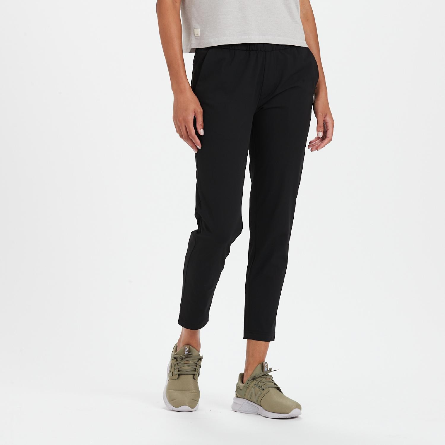 Vuori Women's Miles Ankle Pants Black XS Tall | REI