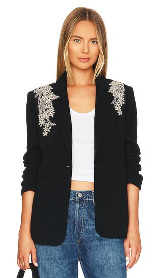 Crystal Ivy Kylie Jacket in Black | Revolve Clothing (Global)
