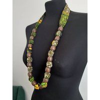 African Beaded Necklace Boho Ethnic Chic Hippie | Etsy (US)