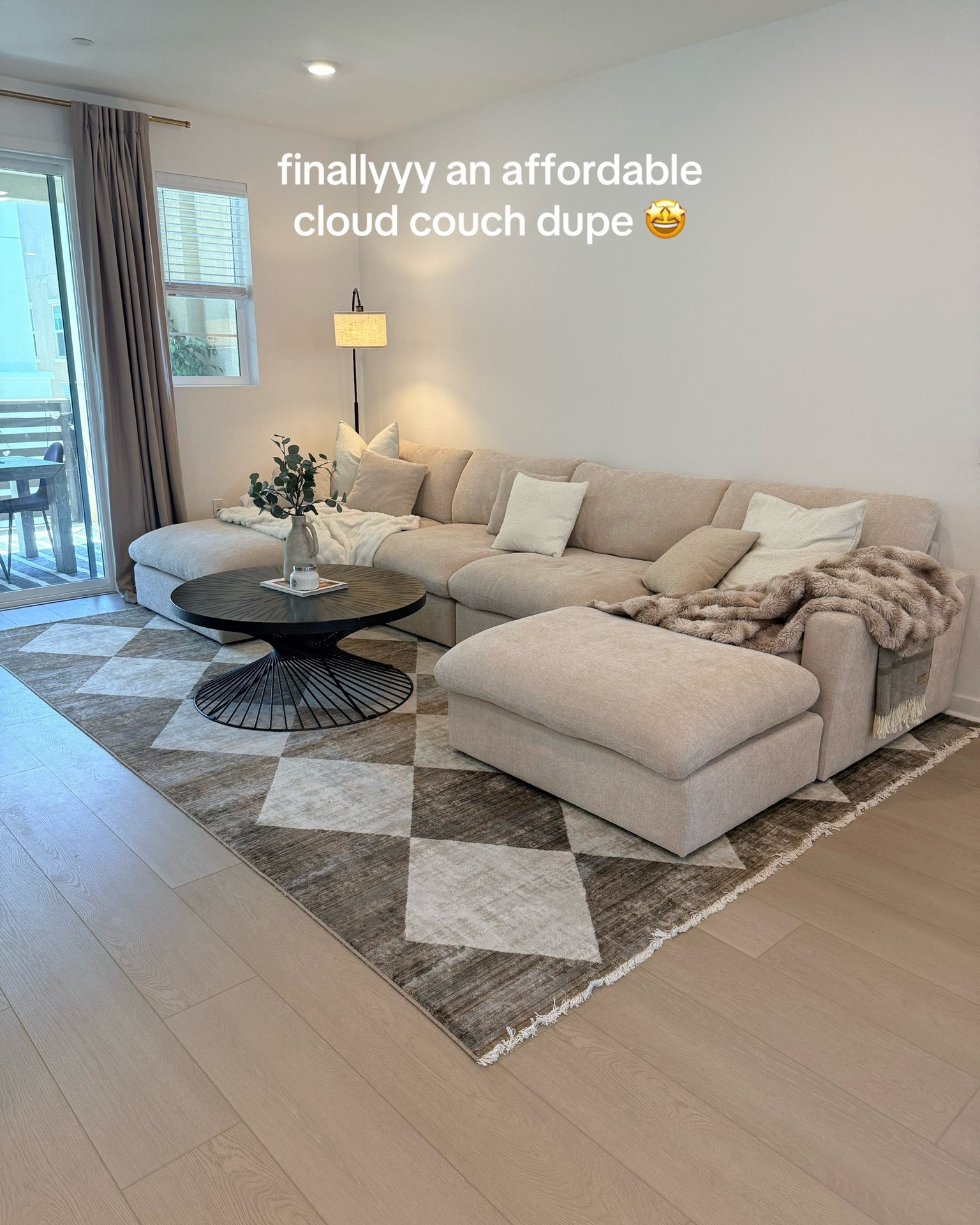 it's a dream🤩

my cloud couch dupe is from wayfair

I got the color chenille beige🤍

it's 155 inches long!

the rug is 8'10 x 13 feet

#cloudcouch #cloudcouchdupe #livingroom #livingroomdecor #affordablehomedecor

Cloud couch, cloud couch sectionals, cloud couch living room, cloud couch review, cloud couch wayfair

#LTKU #LTKHome #LTKSaleAlert