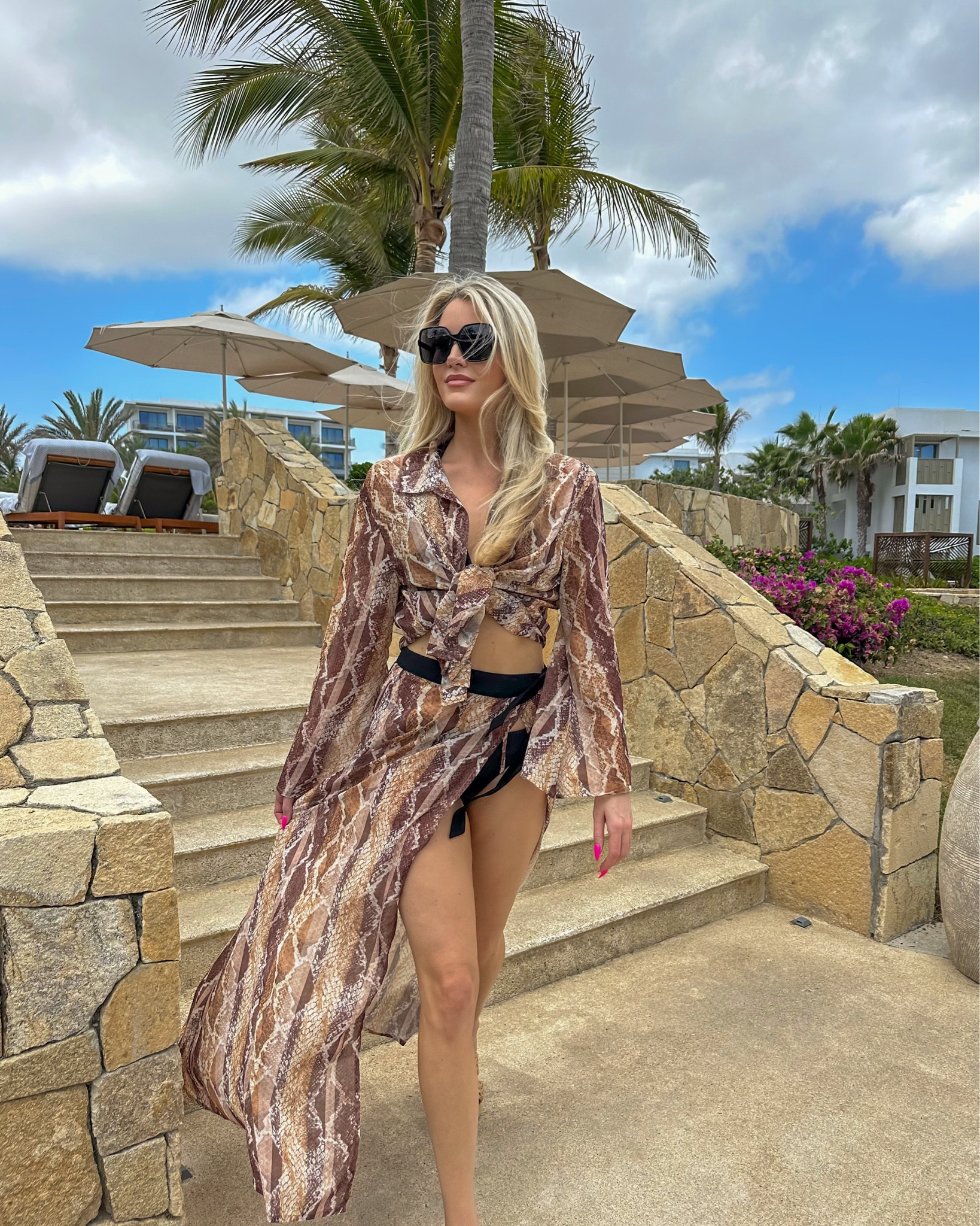 This beach cover-up is lightweight, airy, and so flattering — perfect for tropical vacations, resort lounging, and effortless poolside style. Easy to pack, easy to wear, and instantly elevates any swimsuit.

#LTKootd #LTKSaleAlert #LTKTravel