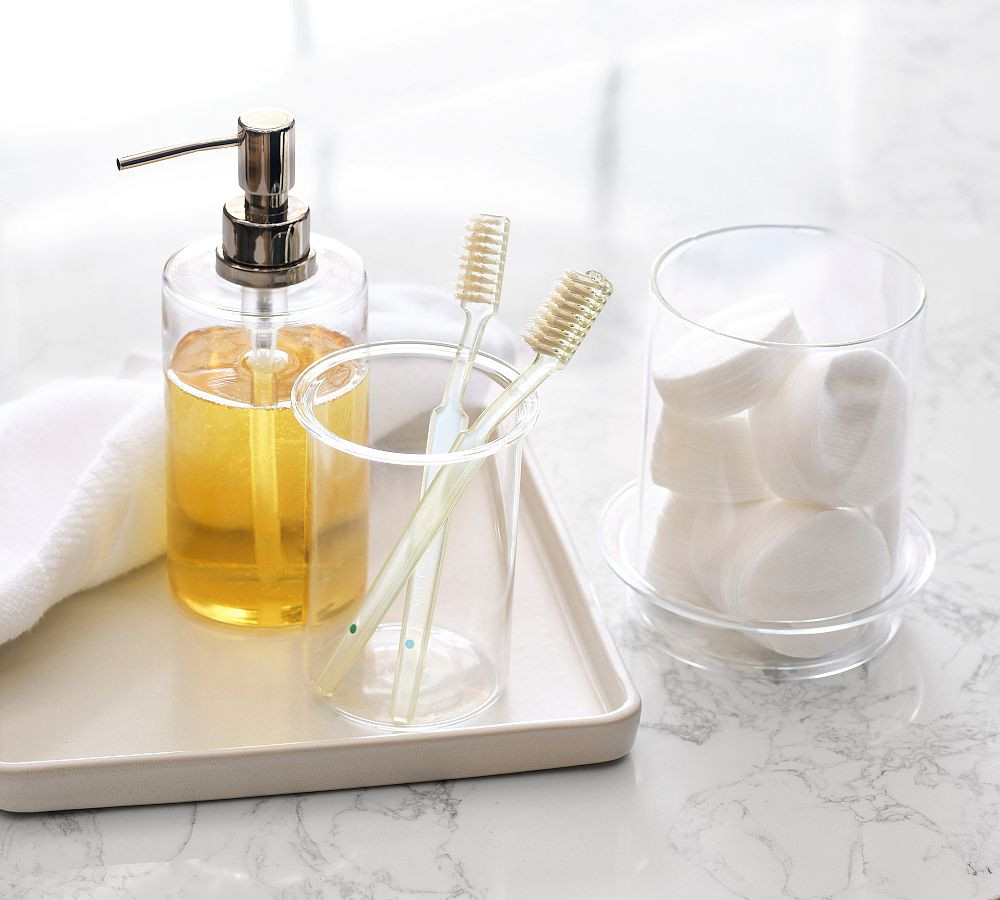 Malibu Glass Bathroom Accessories | Pottery Barn (US)