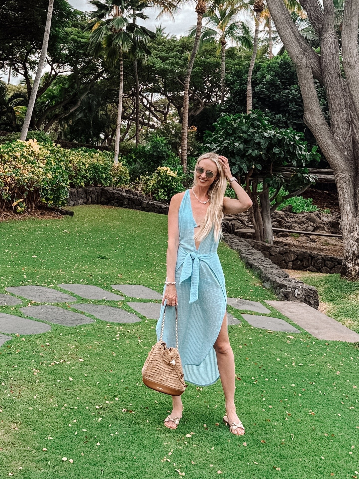 All smiles for my new favorite bikini and coverup 🩵🩵

#LTKTravel #LTKgrwm #LTKootd