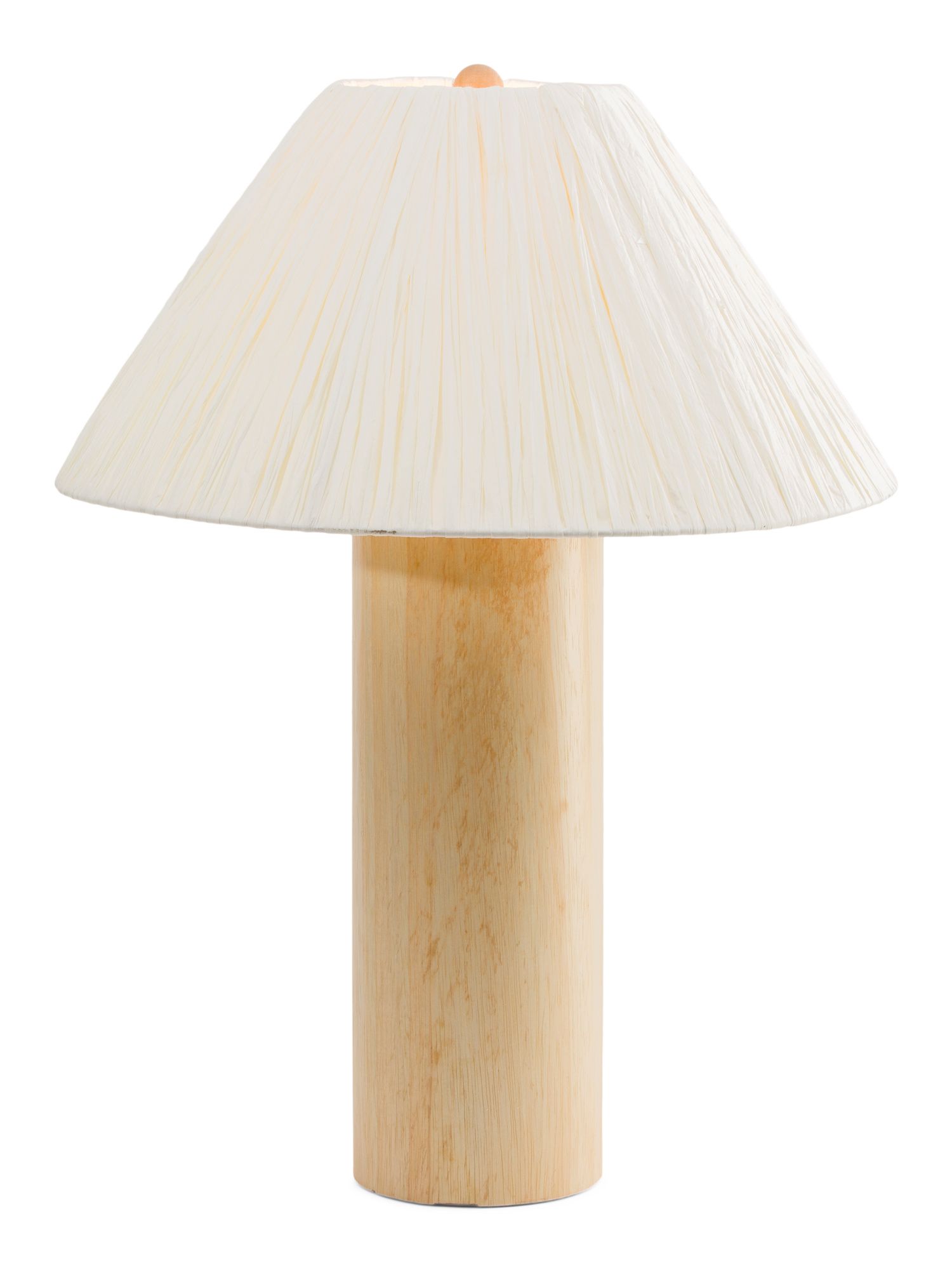 Table Lamp With Raffia Shade | TJ Maxx