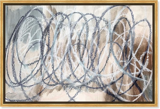 The Oliver Gal Artist Co. Abstract Modern Canvas Wall Art Wires Living Room Bedroom and Bathroom ... | Amazon (US)