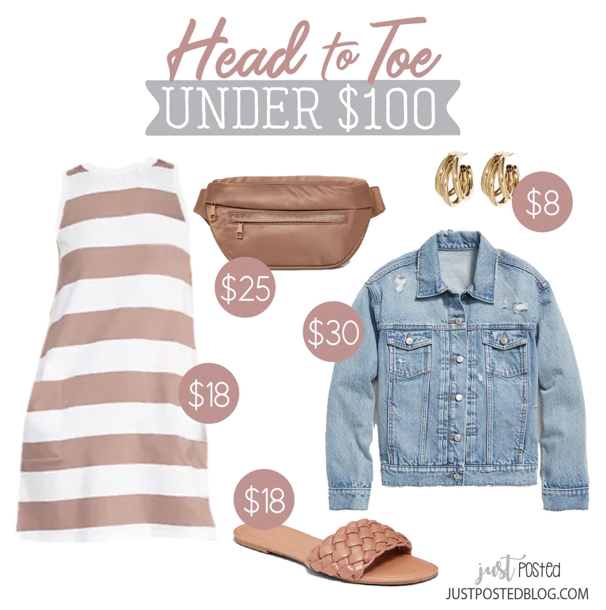 Such a cute and casual Head to toe under $100 look! 

#LTKsalealert #LTKstyletip #LTKunder100