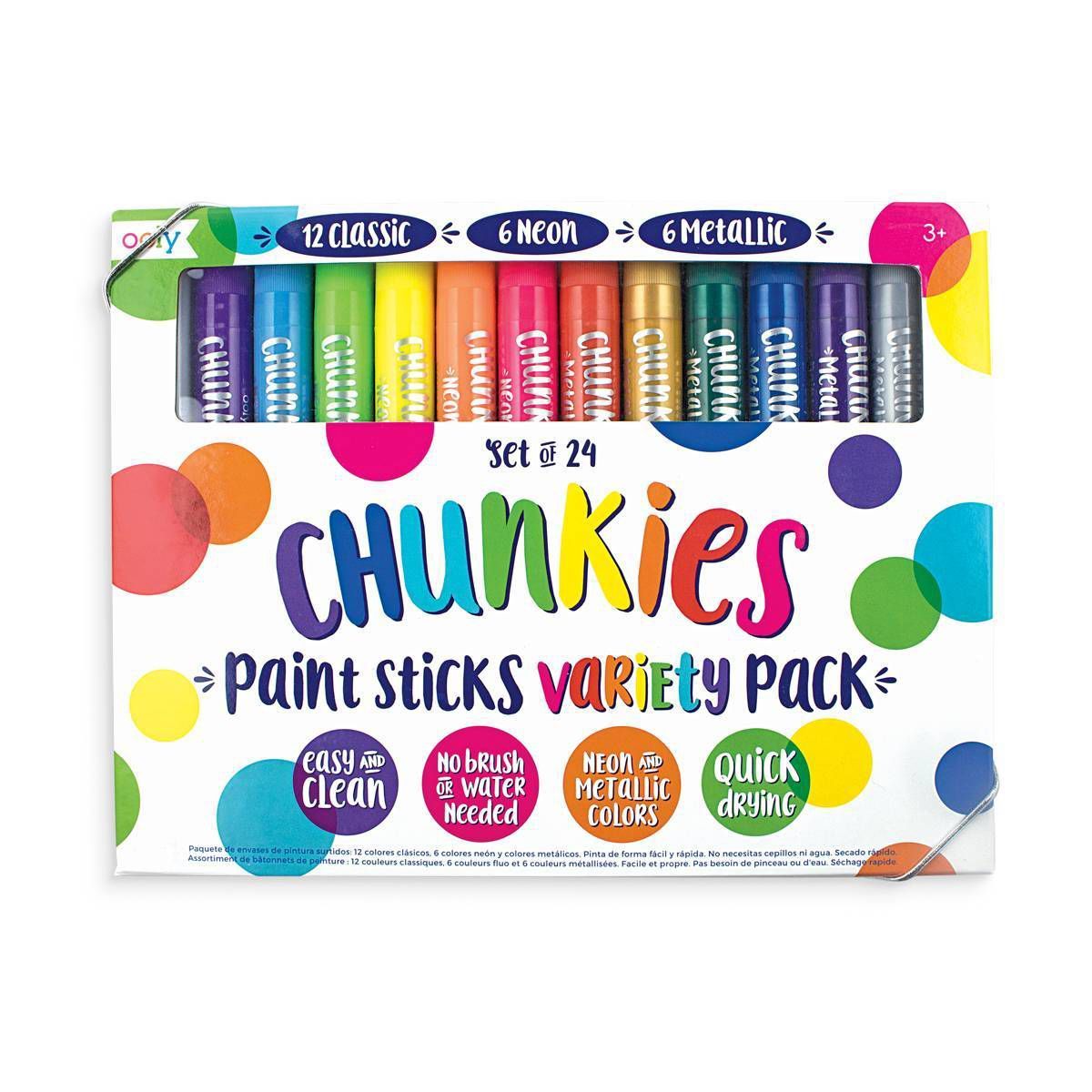 Chunkies Paint Sticks Variety Pack - Set of 24 | Target