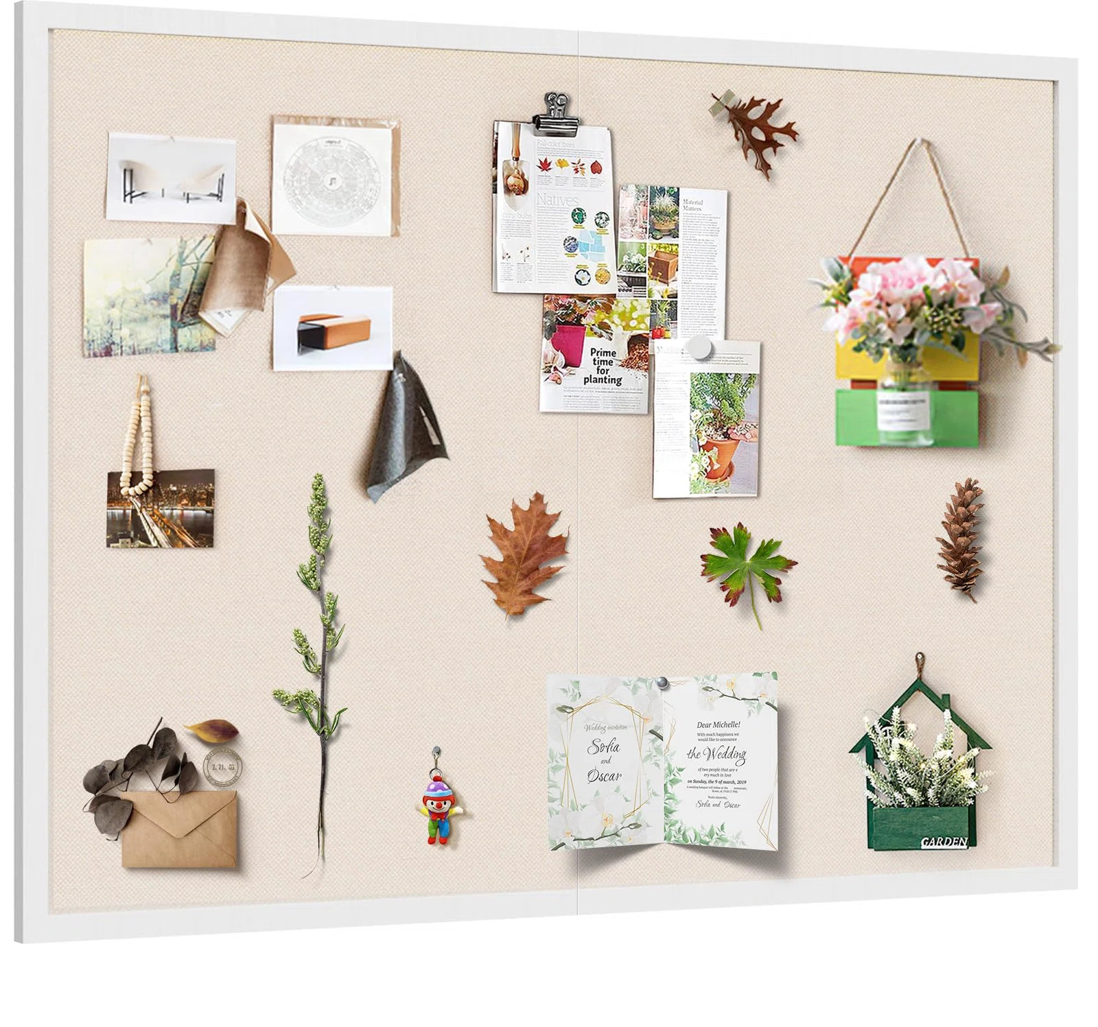 Solid Wood Corkboard / Bulletin Board | Wayfair North America