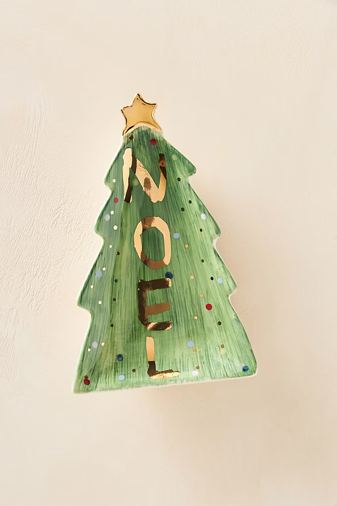 BIRDCANFOX Joyeux Noel Spoon Rest | Anthropologie (US)