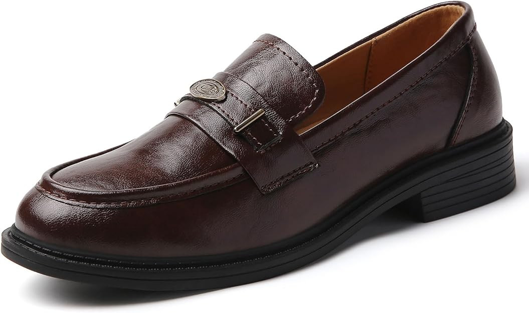 Loafers for Women Non Slip Work Shoes for Womens Penny Loafers & Slip-Ons Ladies Comfortable Busi... | Amazon (US)