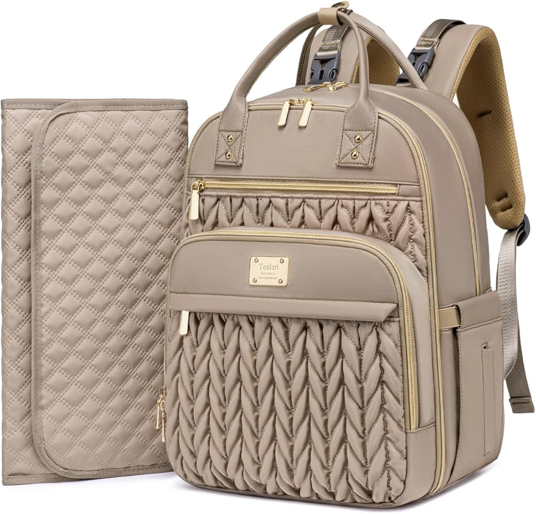 Diaper Bag Backpack,Stylish Baby Diaper Bag,Waterproof Travel Diaper Backpacks Baby Bags with Cha... | Amazon (US)