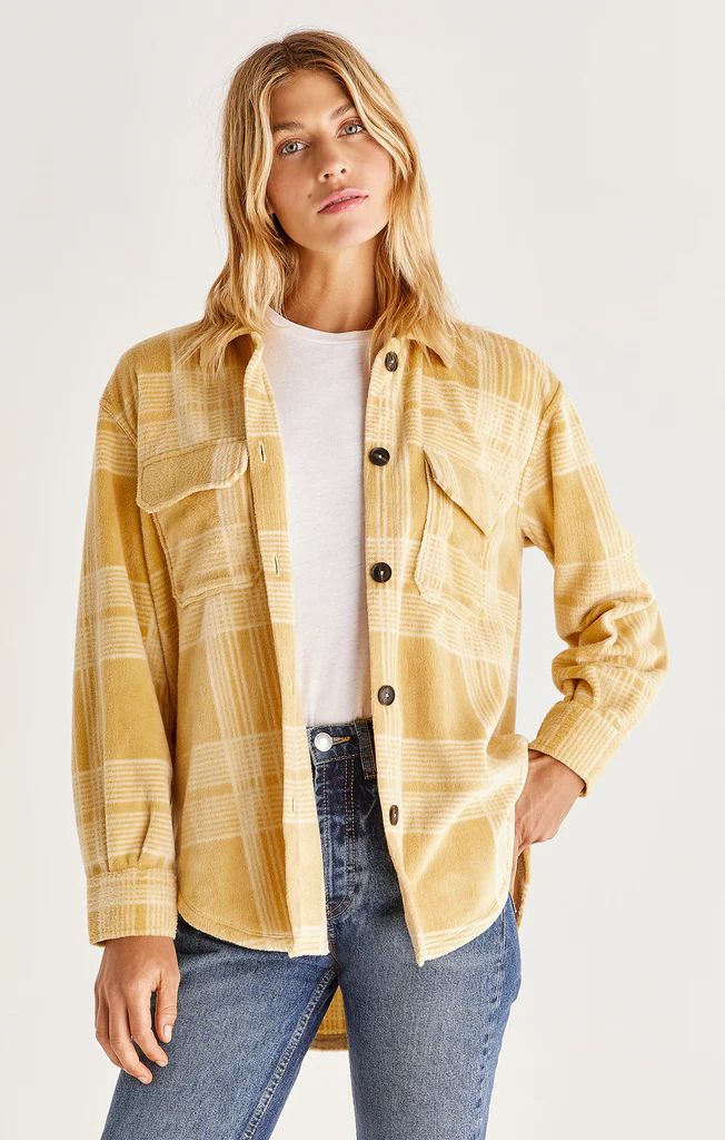 Plaid Fleece Shirt Jacket | Z Supply