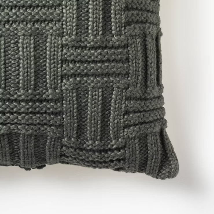 Basket Weave Knit Throw Pillow - Threshold™ designed with Studio McGee | Target